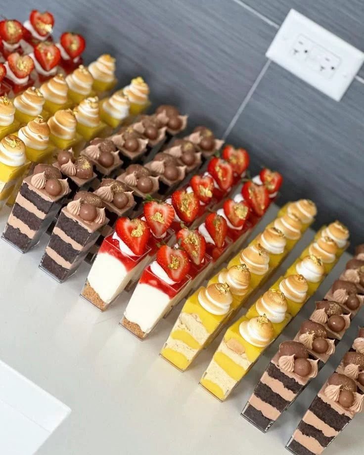 Cuántos postres necesito para mi evento